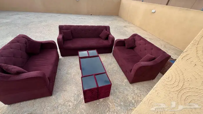 للبيع طقم كنب نظيف 3