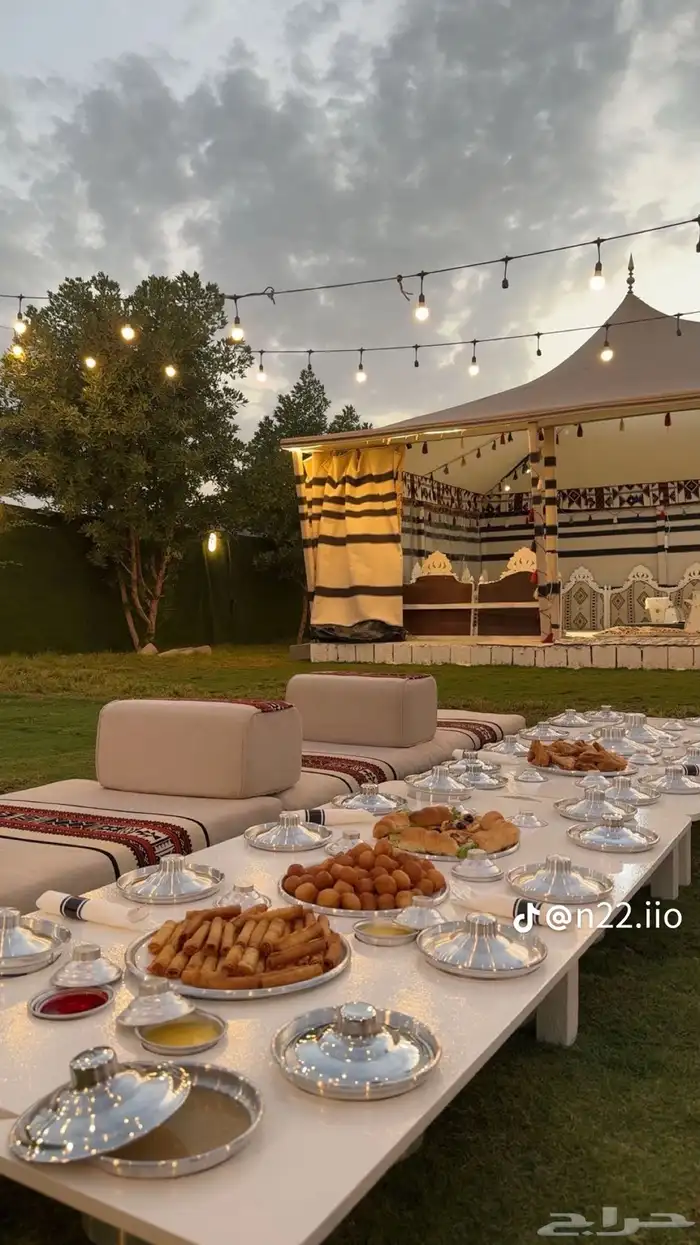 تفصيل بيوت الشعر الثابته والمتنقلة 0