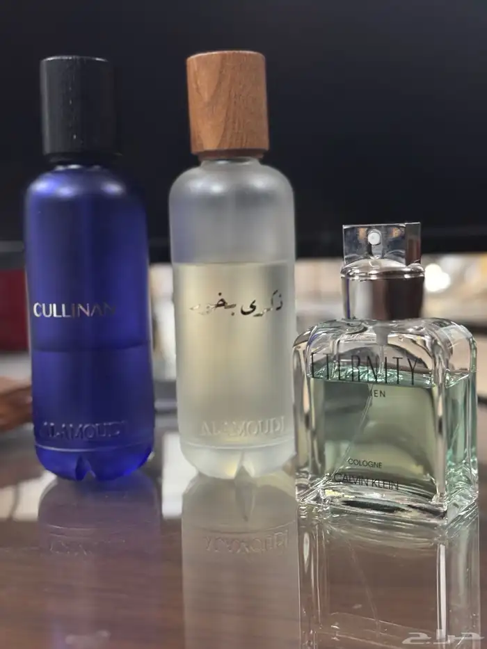 ثلاث عطور رجالية ودهون عود كمبودي 0