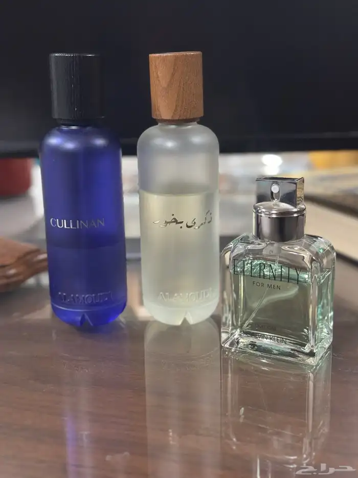 ثلاث عطور رجالية ودهون عود كمبودي 1