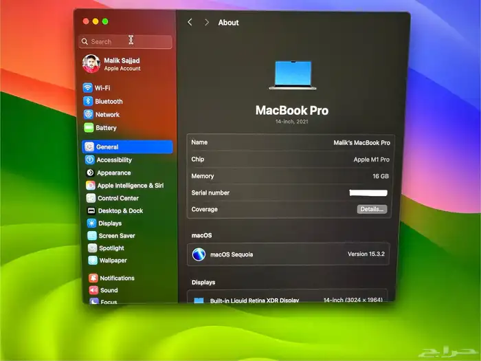 Mackbook Pro 14 2021 Model (16GB Ram 512GB SSD) 4