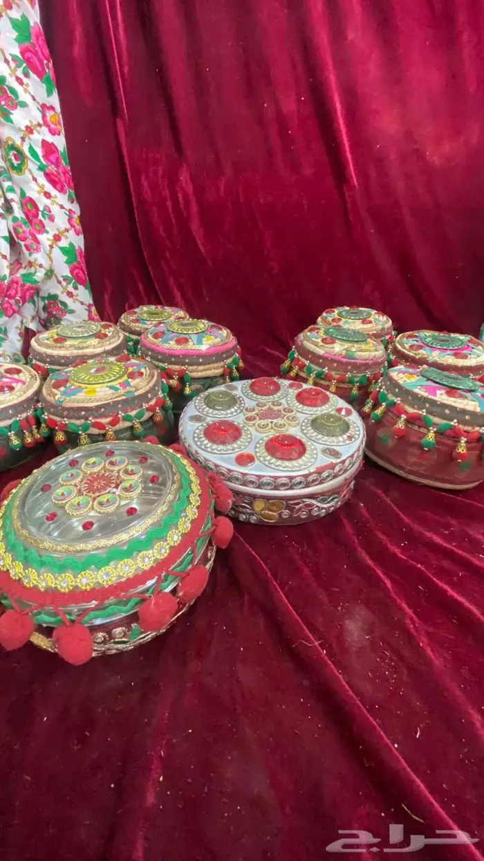 سلة خوص شغل يدوي 9