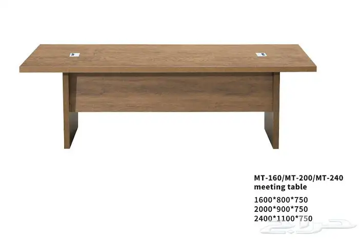 مكتب اخضر و جملي بيج جلد طقم فخم مكتب موظفين طاولة اجتماع 11