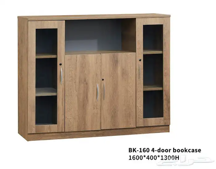 مكتب اخضر و جملي بيج جلد طقم فخم مكتب موظفين طاولة اجتماع 7