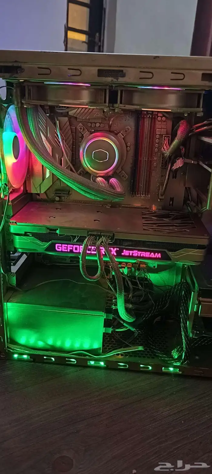 كمبيوتر (PC) بكرت rtx 3070 ومعالح i7700k 1