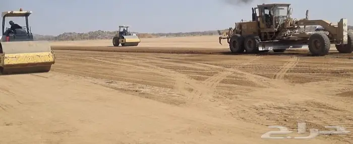 شيولات بوكلينات حفار بلدوزر قريدر رصاصة في جدة مكة 4