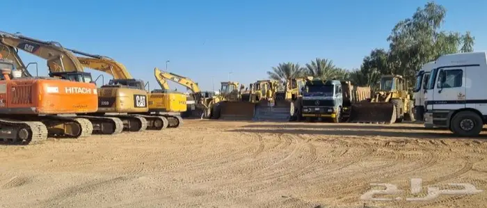 شيولات بوكلينات حفار بلدوزر قريدر رصاصة في جدة مكة 0