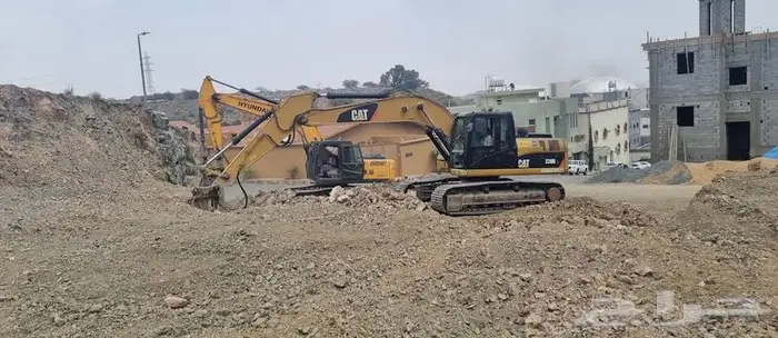 شيولات بوكلينات حفار بلدوزر قريدر رصاصة في جدة مكة 6