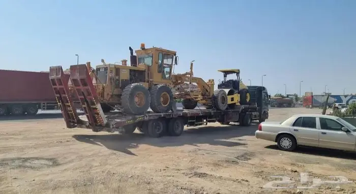 شيولات بوكلينات حفار بلدوزر قريدر رصاصة في جدة مكة 7