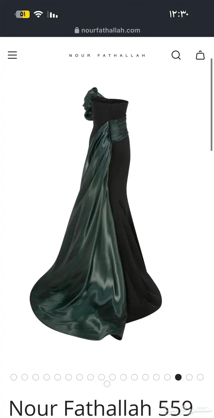 فستان للبيع ب450 مقاس لارج 1