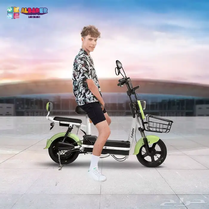 سكوتر كهربائي ببطارية بقوة 48 فولت - دباب كهرب بعدة الوان 13