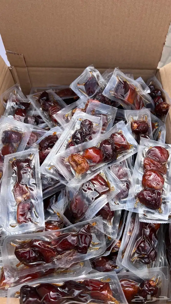 تمر افطار رخيص شريط مربعات تفطير 8