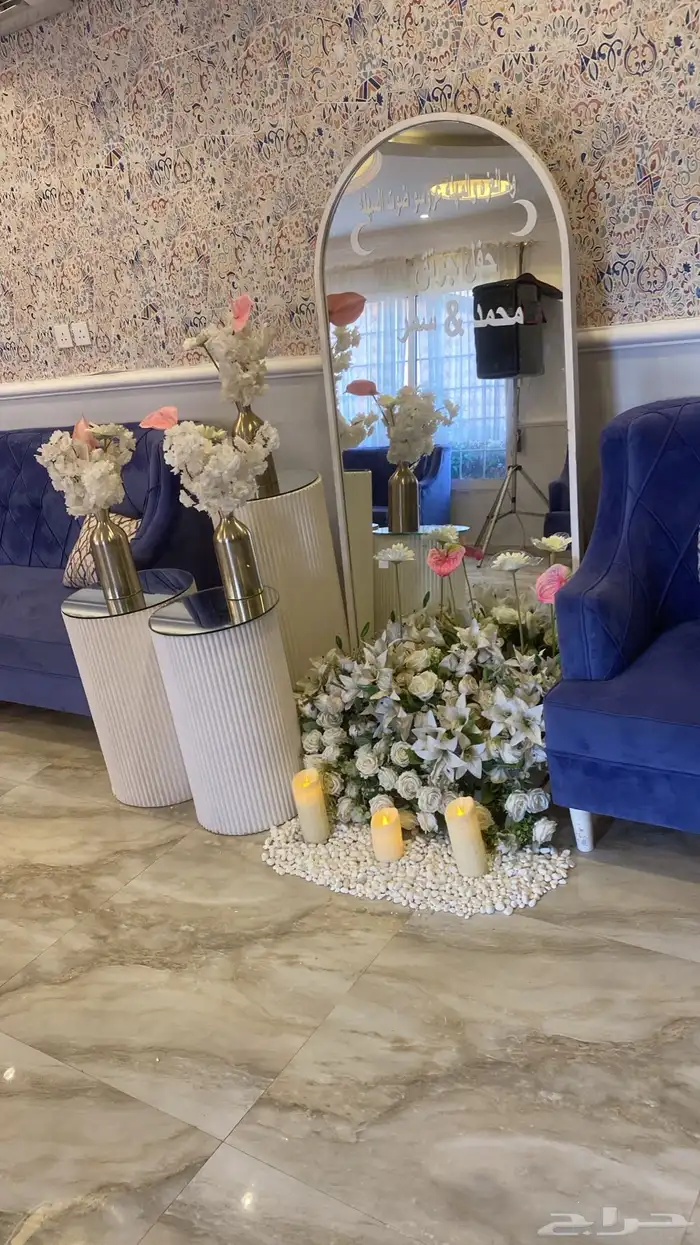 تنسيق  حفلات  طاولات   كراسي  سماعات  كوش  مداخل   استقبال 11