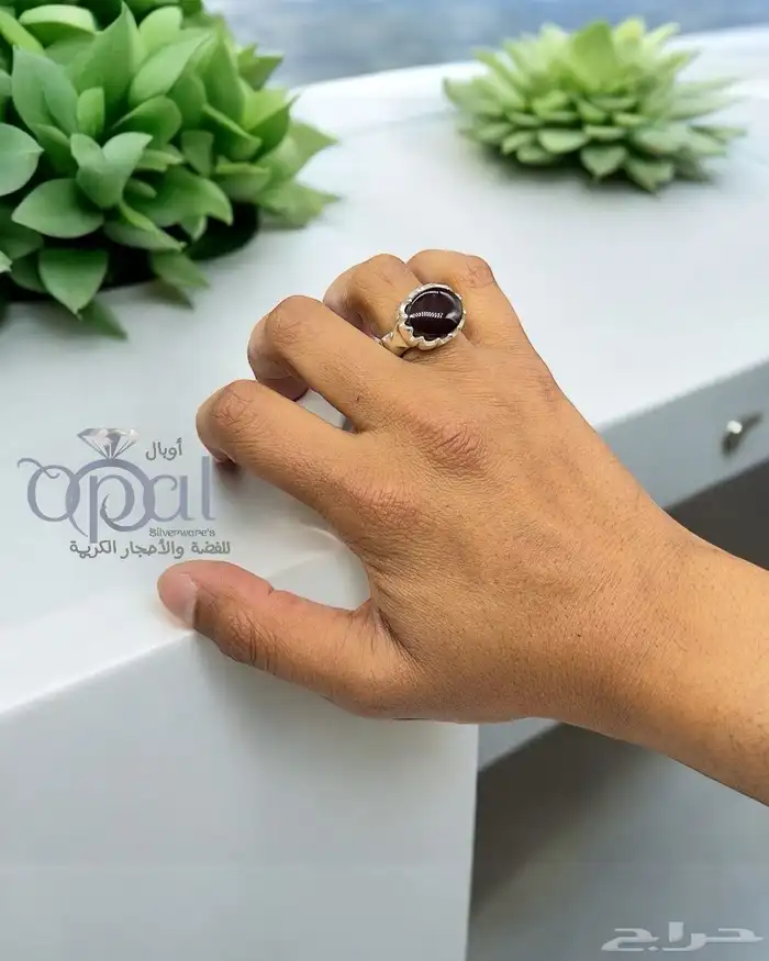 متجر أوبال   فضة خالصه بأحجار كريمة 8