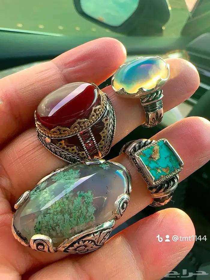 خواتم عقيق يمنيه نوادر 52