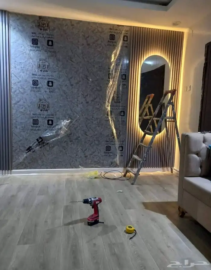 تفصل غرف نوم وتركيب كرات خشبية والتنجيد ودهان الأبواب 1