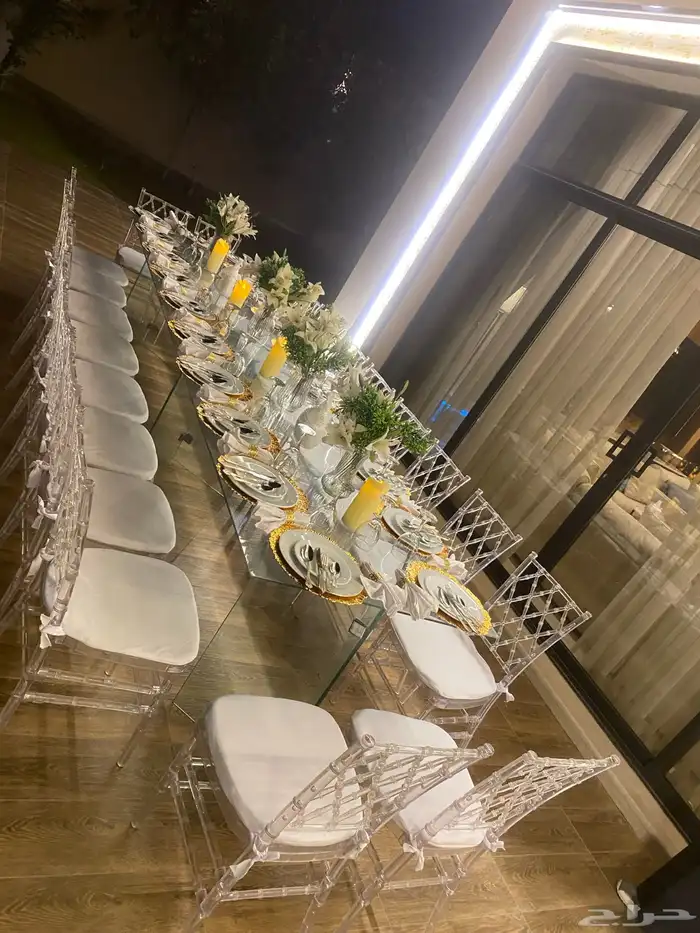 تنسيق  حفلات  طاولات   كراسي  سماعات  كوش  مداخل   استقبال 1