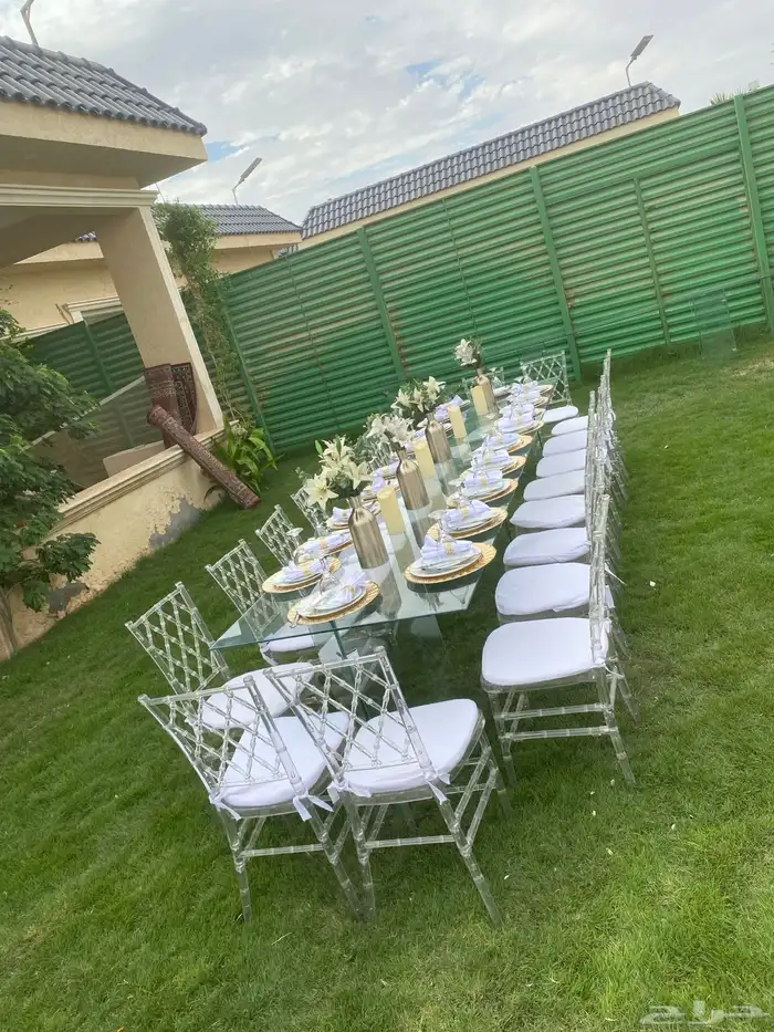 تنسيق  حفلات  طاولات   كراسي  سماعات  كوش  مداخل   استقبال 53