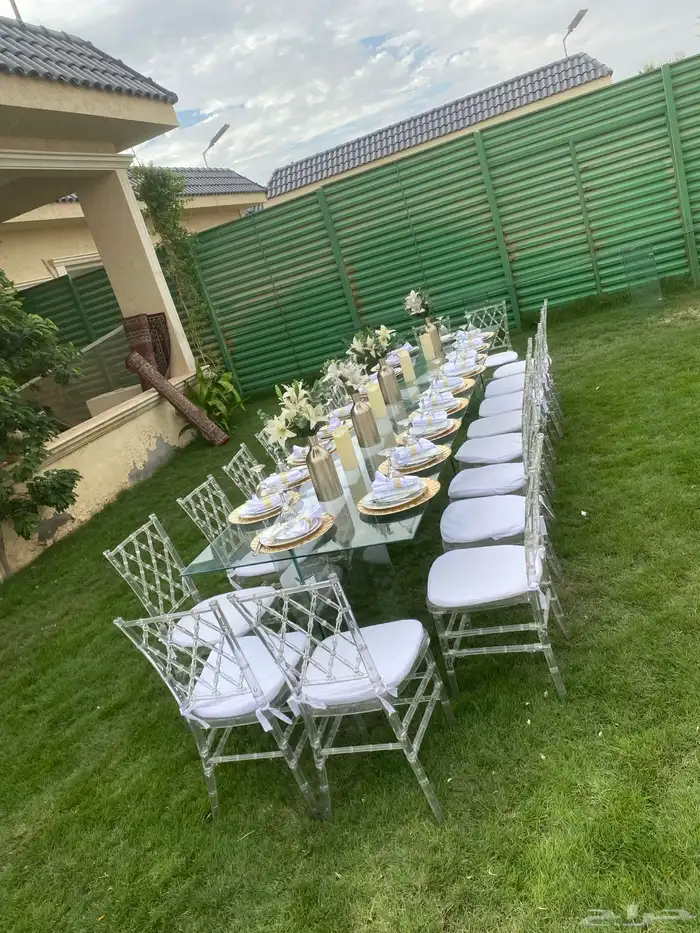 تنسيق  حفلات  طاولات   كراسي  سماعات  كوش  مداخل   استقبال 57