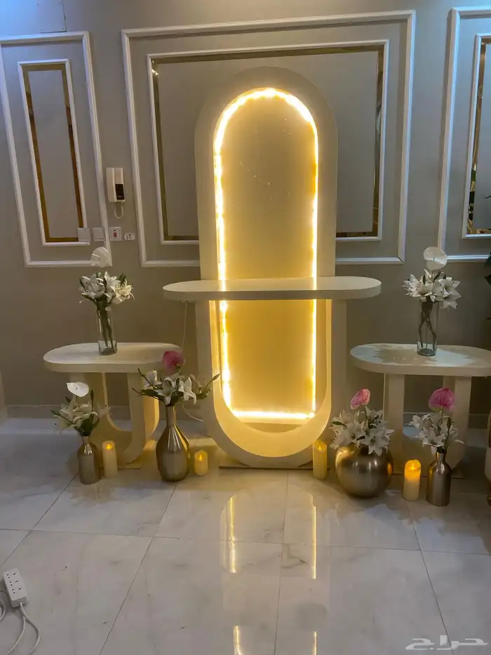 تنسيق  حفلات  طاولات   كراسي  سماعات  كوش  مداخل   استقبال 44