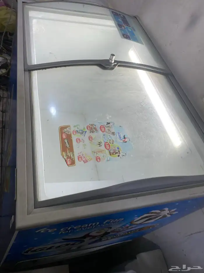 فريزر آيس كريم سحاب زجاج 2