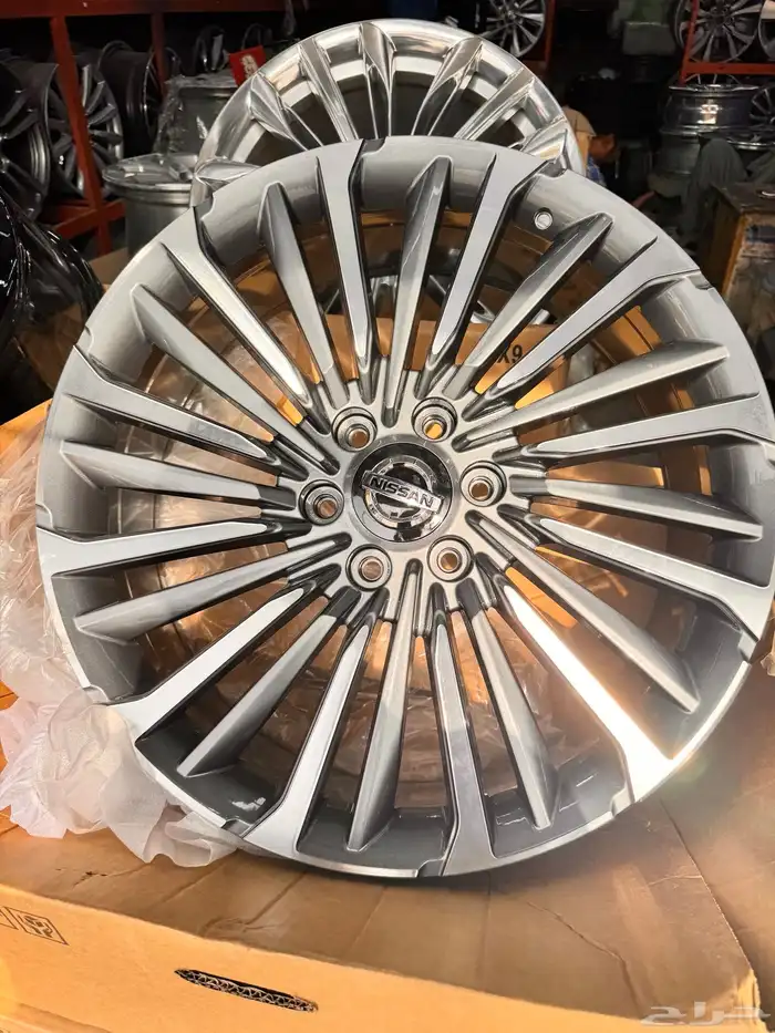 جنوط نيسان بلاتينيوم موديل 2025مقاس 22تجاوي درجه اولا 0