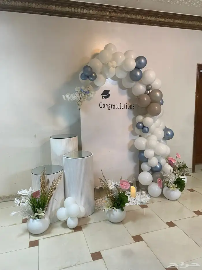 تنسيق  حفلات  طاولات   كراسي  سماعات  كوش  مداخل   استقبال 4