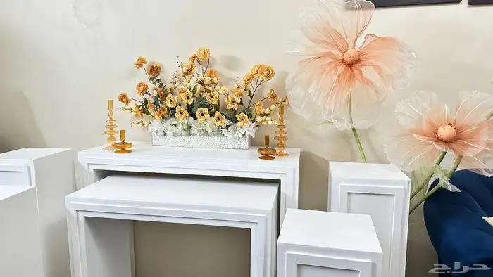 طاولات استقبال العيد 3