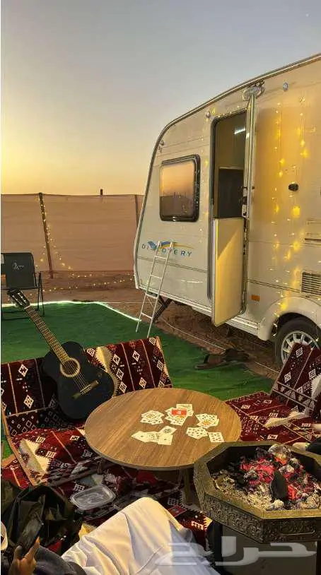 كرفان ب اطلاله مميزه للايجار اليومي 1