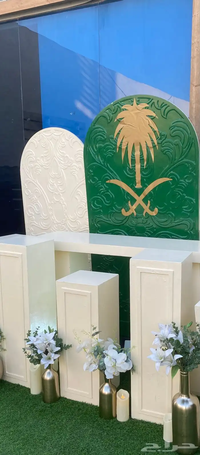 تنسيق  حفلات  طاولات   كراسي  سماعات  كوش  مداخل   استقبال 55