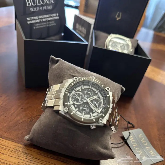 ساعة بلوفا BULOVA جديدة يتوفر ساعتين موديل 98B405 4