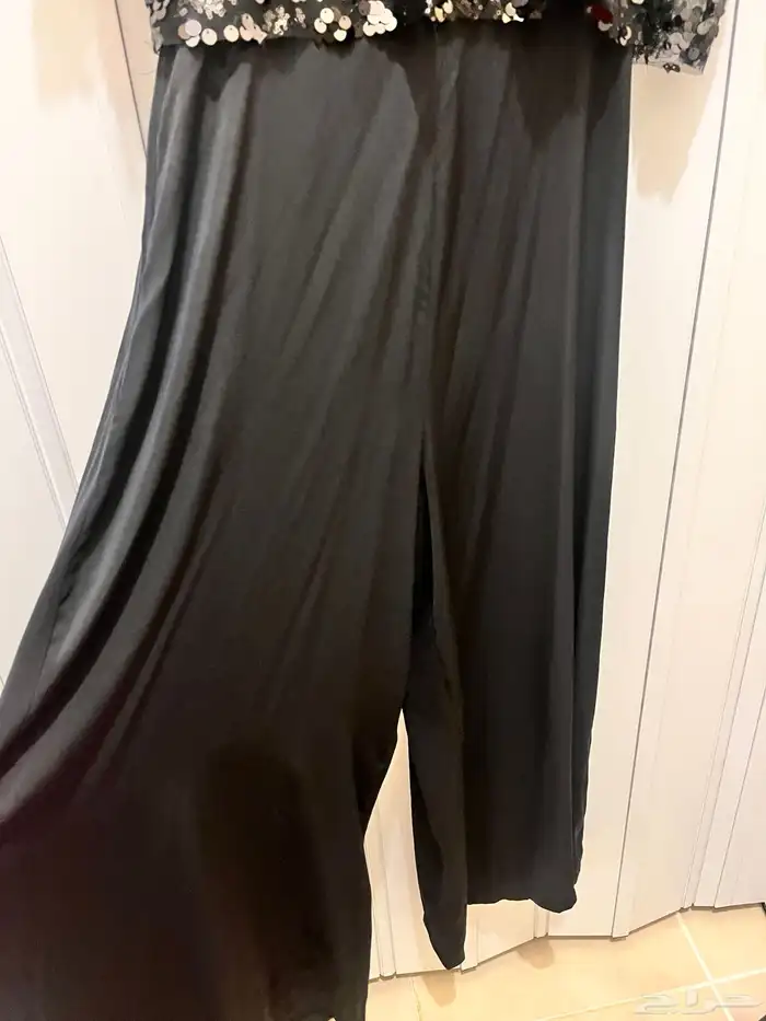 جمبسوت جديد اسود حرير MANGO مقاس M 4