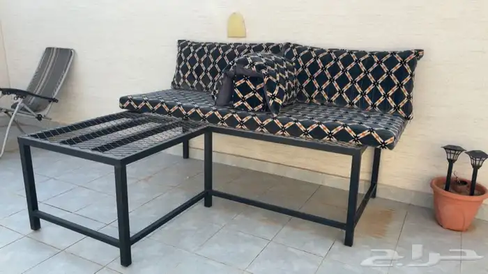 كرسي حديد للحديقه بدون مرتبه(المجمعة) 0