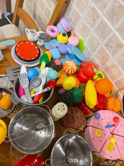 مطبخ للاطفال نظيف مع ملحقات كثيره 6