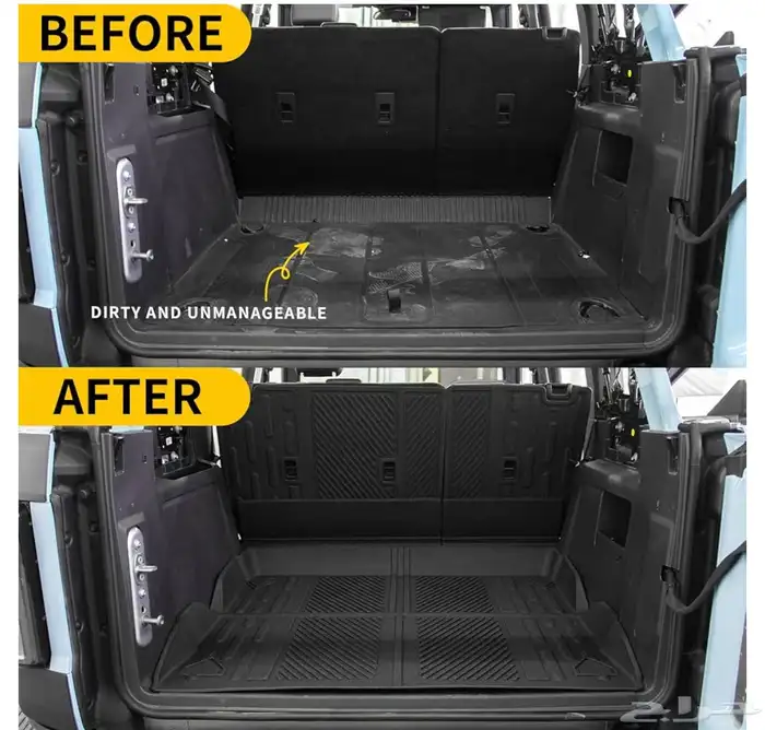 سجادة صندوق السيارة (برونكو 4 ابواب)موديل2021-2022-2023 1