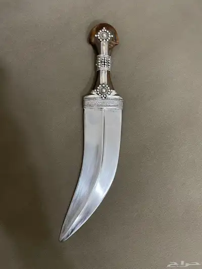 للبيع خنجر قرن فضه 0