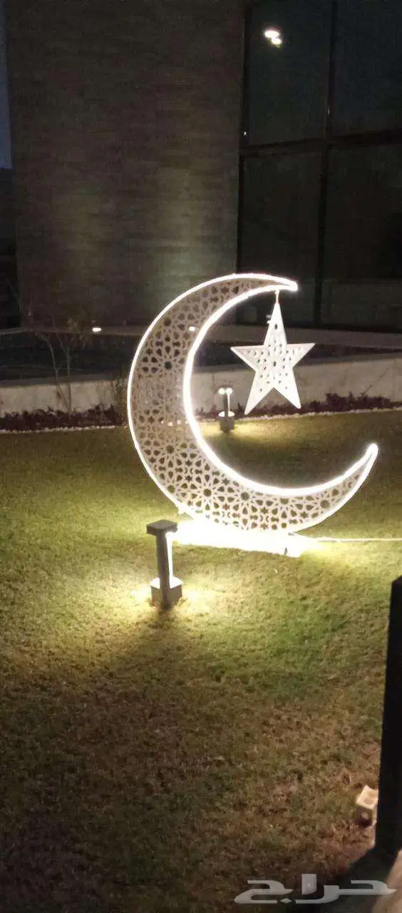 زينه رمضان هلال رمضان تركيب وتاجير جميع المجسمات 30