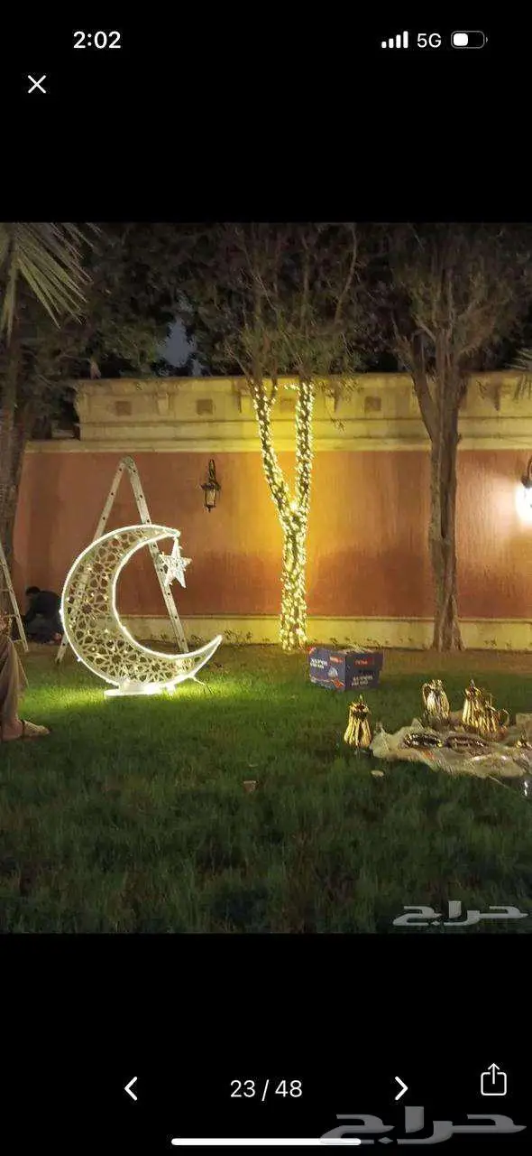 زينه رمضان هلال رمضان تركيب وتاجير جميع المجسمات 41
