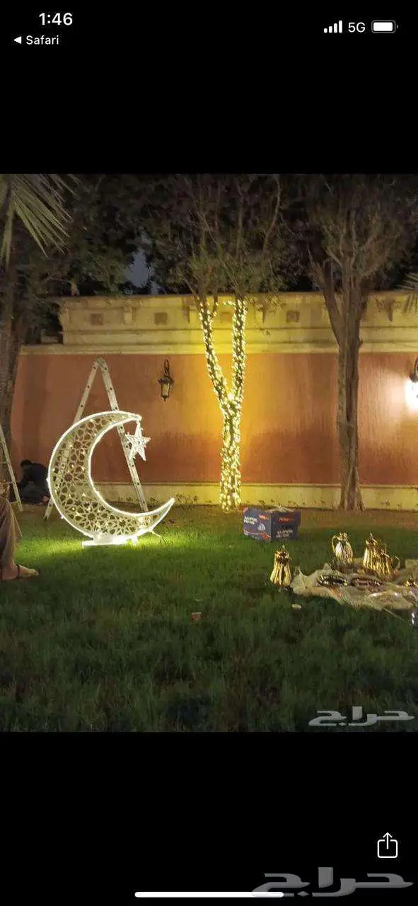 زينه رمضان هلال رمضان تركيب وتاجير جميع المجسمات 29