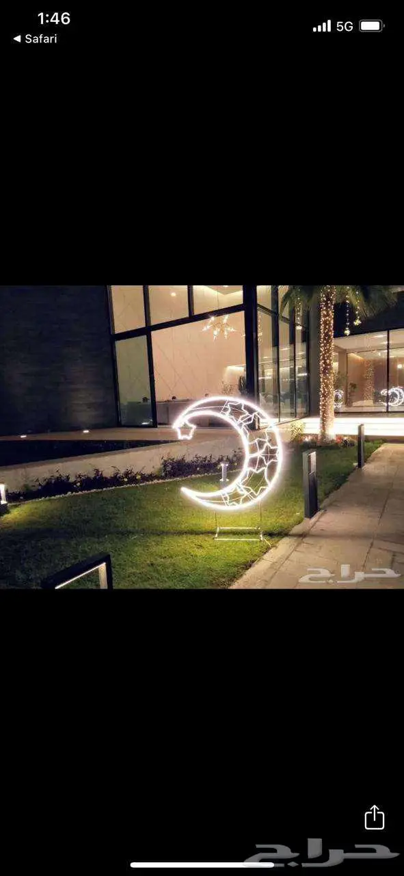 زينه رمضان هلال رمضان تركيب وتاجير جميع المجسمات 23