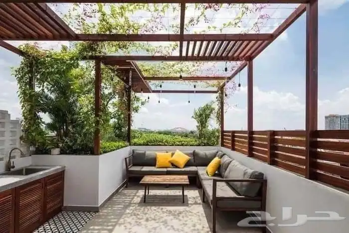 ديكورات بانوهات حدائق سكلو فوم. بديل رخام بديل خشب تصميم 10