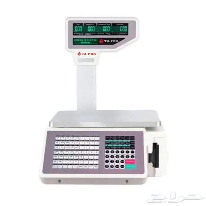 ميزان باركود إلكتروني للمحلات التجارية 0