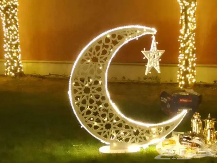زينه رمضان هلال رمضان تركيب وتاجير جميع المجسمات 25