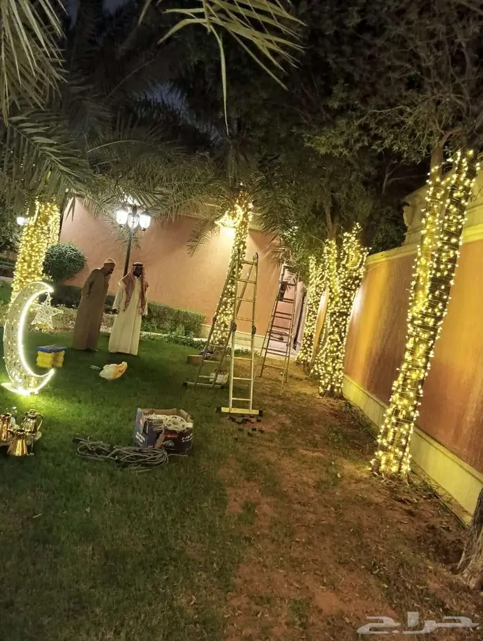 زينه رمضان هلال رمضان تركيب وتاجير جميع المجسمات 19