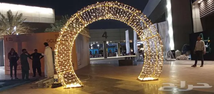 زينه رمضان هلال رمضان تركيب وتاجير جميع المجسمات 1