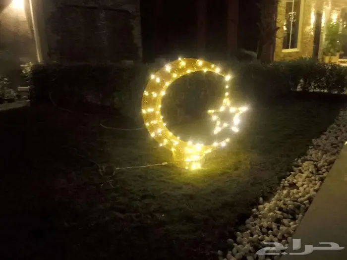 زينه رمضان هلال رمضان تركيب وتاجير جميع المجسمات 31