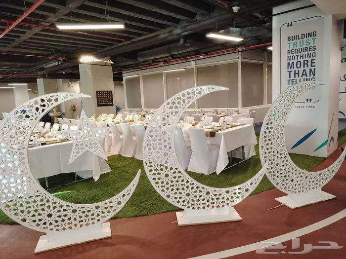 زينه رمضان هلال رمضان تركيب وتاجير جميع المجسمات 6