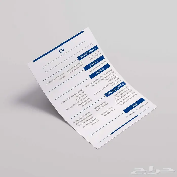 مصمم جرافيك بروفايل وبزنس كارد و cv 20