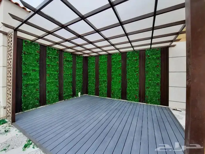 ديكورات بانوهات حدائق سكلو فوم. بديل رخام بديل خشب تصميم 14