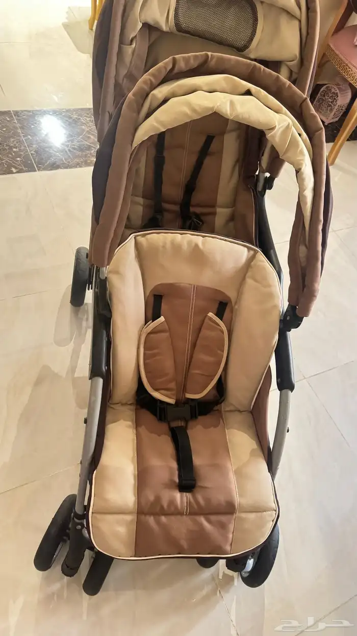 عربة توأم بجالة ممتازة شبه جديدة ونظيفةةة 0